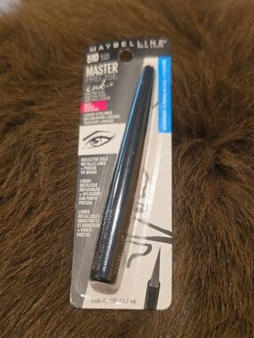New Maybelline Master Precise Metallic Liquid Eyeliner - Black Comet
